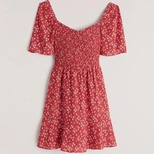 COPY - Abercrombie Flutter Sleeve Smocked Mini Dress